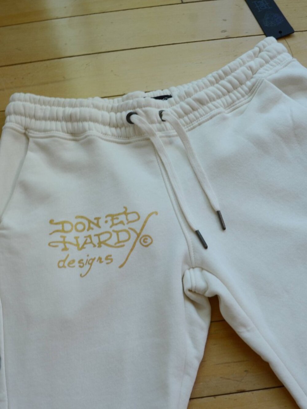 Ed Hardy "Love Kills Slowly" Bootcut Fleece Jogger Pants Size M NWT - Picture 4 of 13